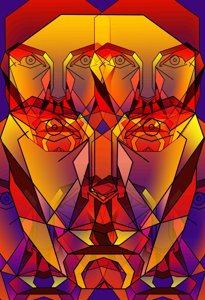 Facets by Saniya Walawalkar, digital.